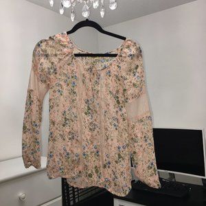 Princess Vera Wang  Flower Print Seethrough XS